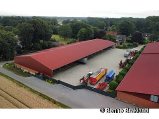 2020 - Neubau einer neuen Maschinenhalle in Erlte (9. Standort).